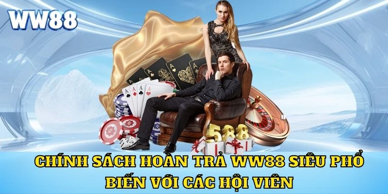 Chính sách hoàn trả WW88 siêu phổ biến với các hội viên