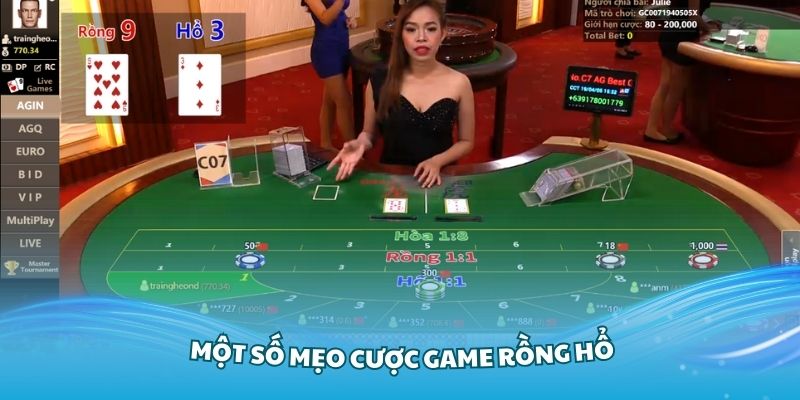 Tìm hiểu một số mẹo cược game Rồng Hổ nâng cao